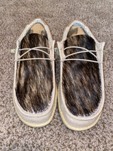 Load image into Gallery viewer, MENS Custom Cowhide Hey Dudes