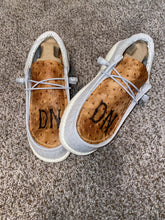 Load image into Gallery viewer, MENS Custom {BRANDED} Ostrich Hey Dudes Shoes