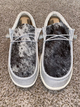 Load image into Gallery viewer, MENS Custom Cowhide Hey Dudes