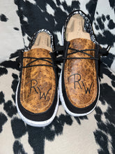 Load image into Gallery viewer, WOMENS Custom {BRANDED} Ostrich Hey Dudes