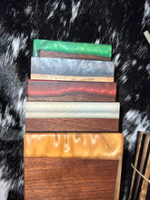 Load image into Gallery viewer, Walnut & Epoxy Filled Drink / Barware Coasters (Set of 4) Active