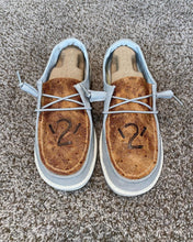 Load image into Gallery viewer, WOMENS Custom {BRANDED} Ostrich Hey Dudes