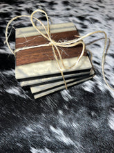 Load image into Gallery viewer, Handmade Walnut & Epoxy Filled Drink / Barware Coasters