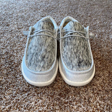 Load image into Gallery viewer, MENS Custom Cowhide Hey Dudes