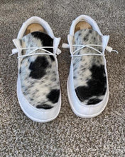 Load image into Gallery viewer, MENS Custom Cowhide Hey Dudes