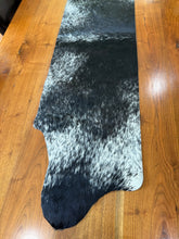 Load image into Gallery viewer, Black &amp; White Cowhide Table Runner
