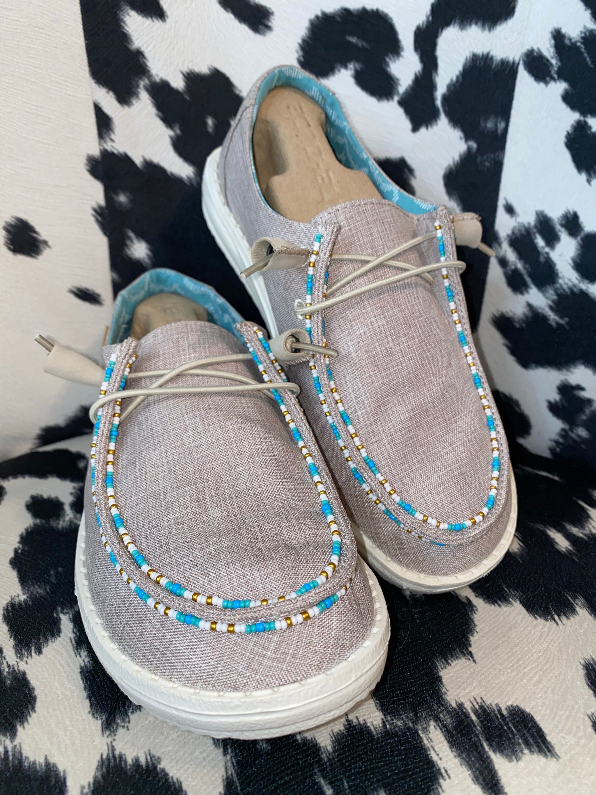 Custom Beaded cheapest Hey Dudes